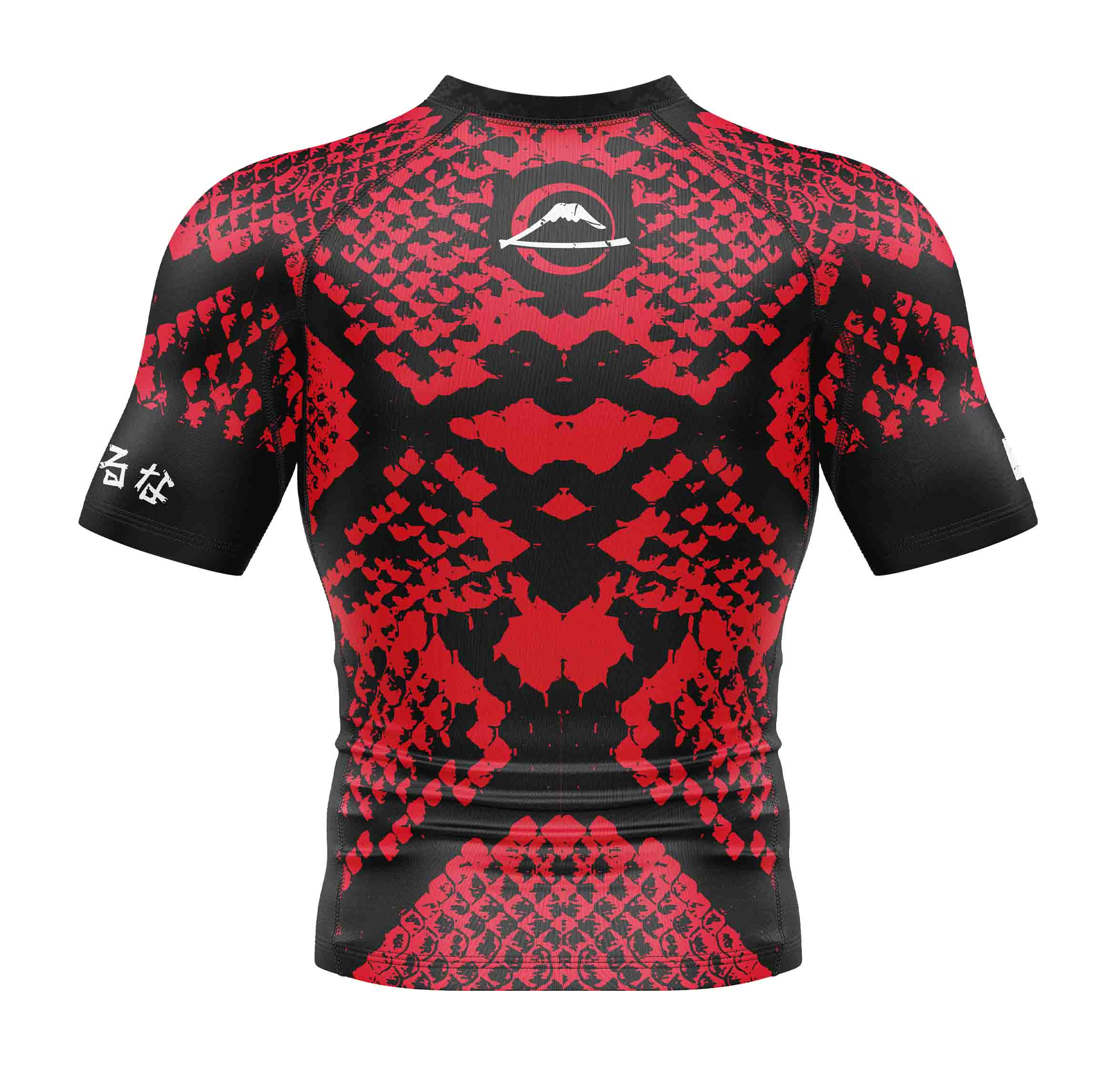 Oni vs. Anaconda Short Sleeve Rashguard Red