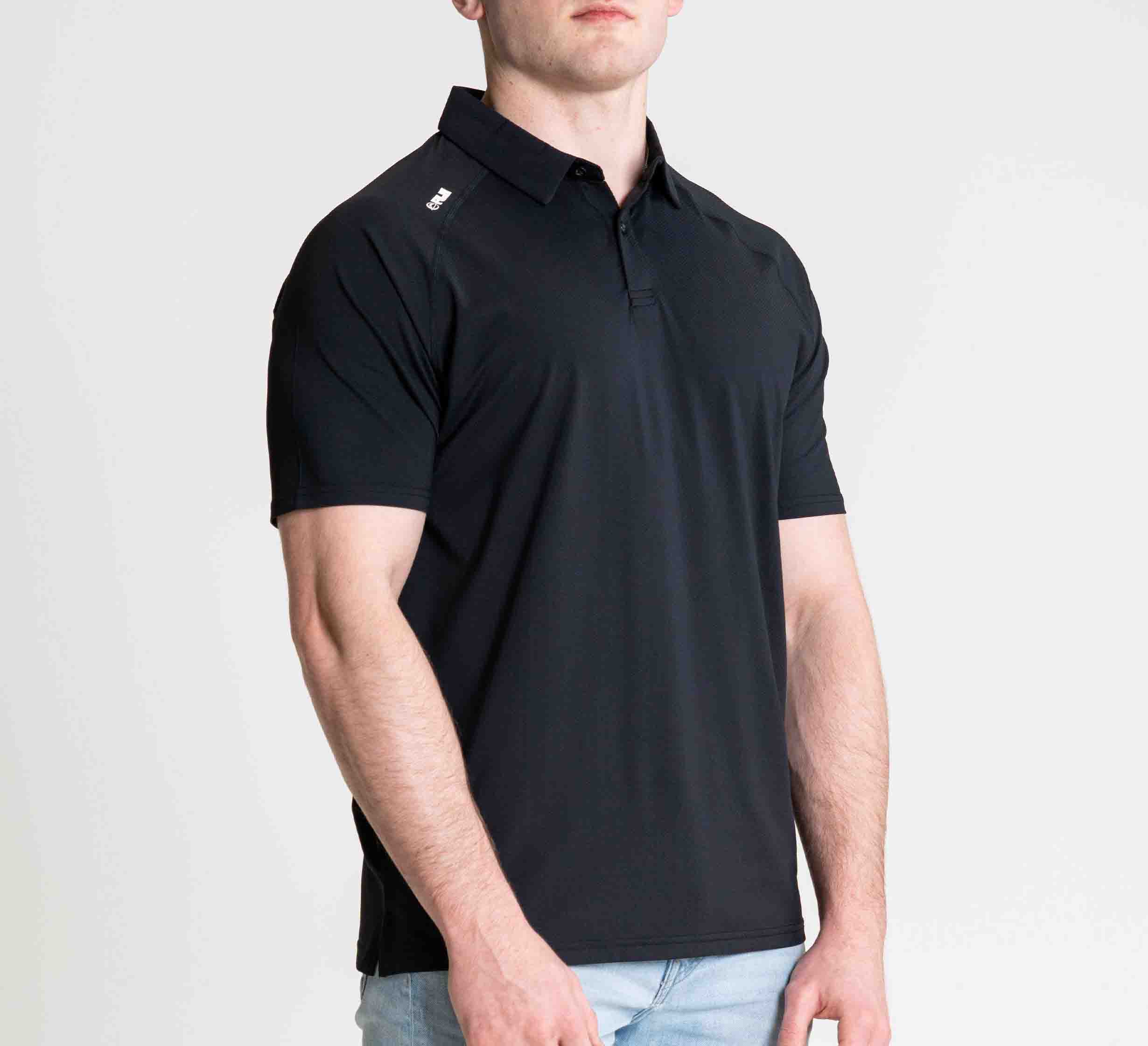 FUJI Performance Polo Black