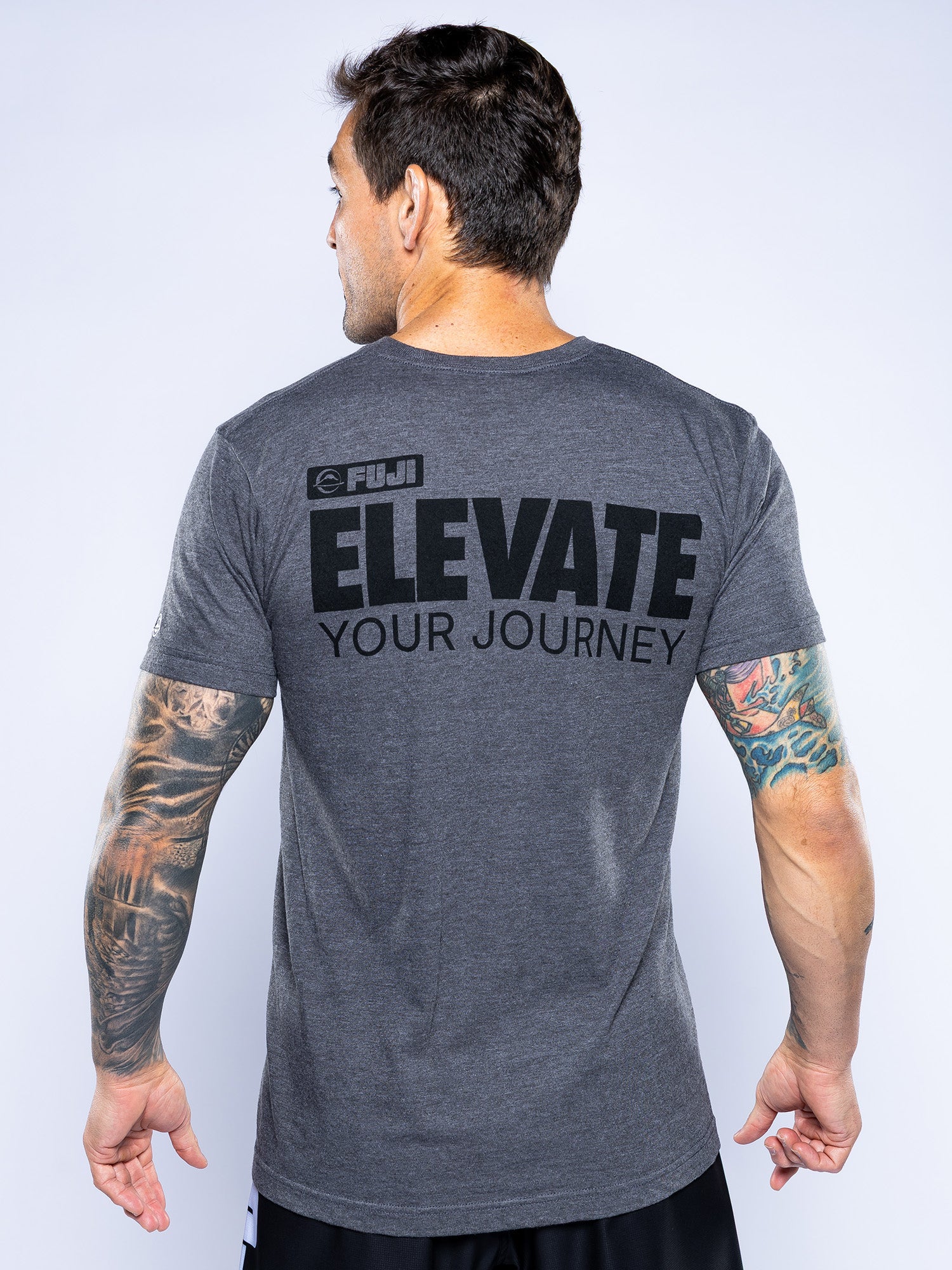 Elevate Your Journey Shirt Charcoal