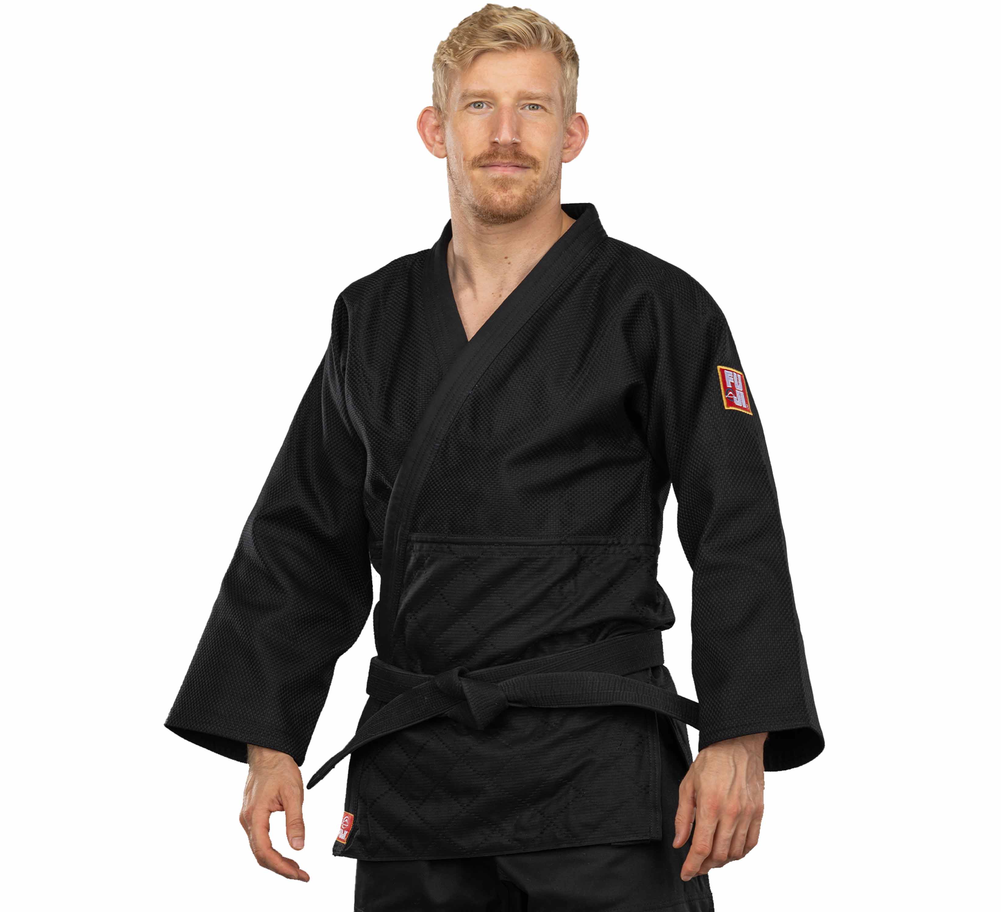 FUJI Euro Competition Judo Gi Black