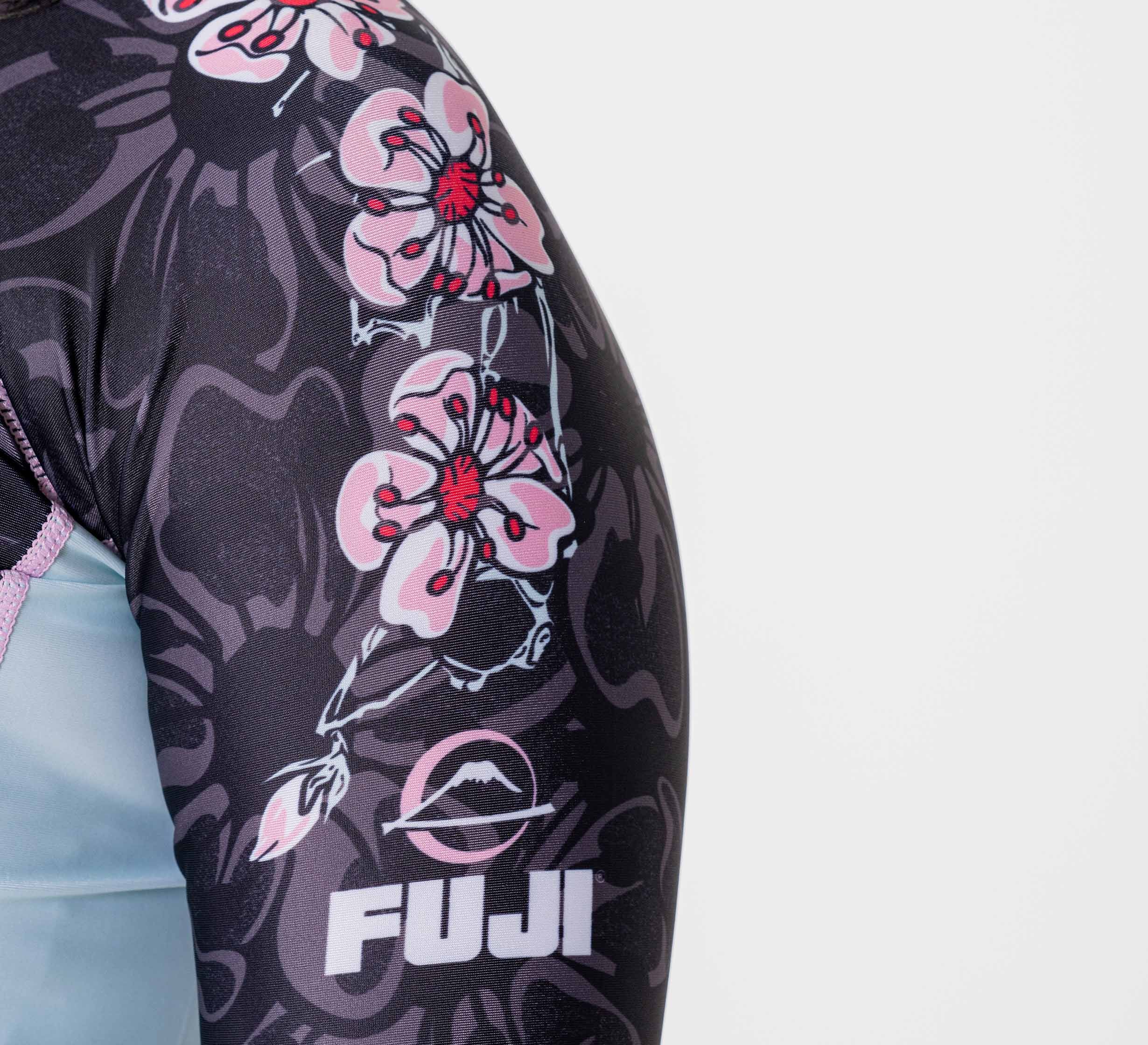 Womens Blossom Rashguard Black/Pink