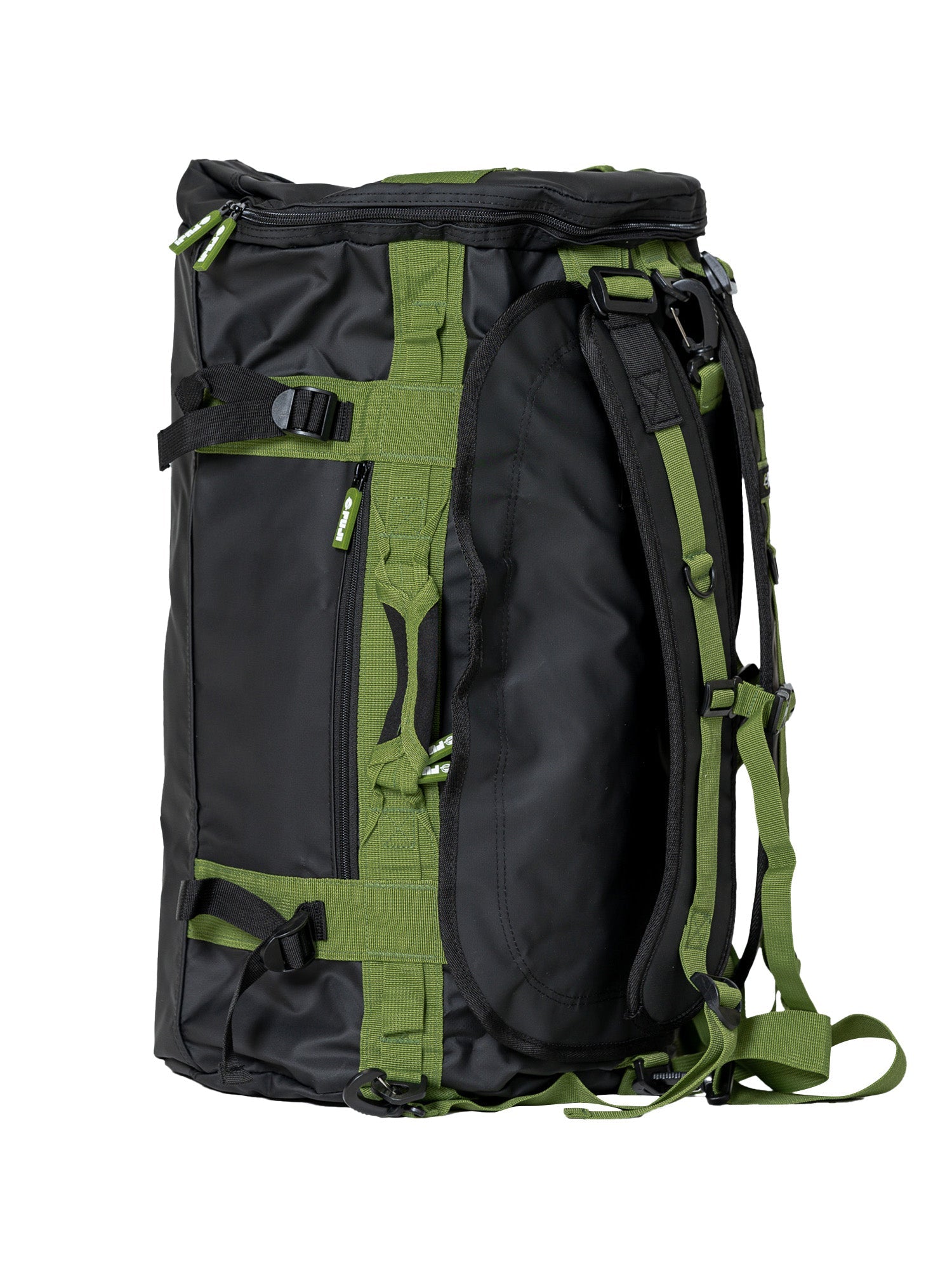 Comp Convertible Backpack Duffle Black Green