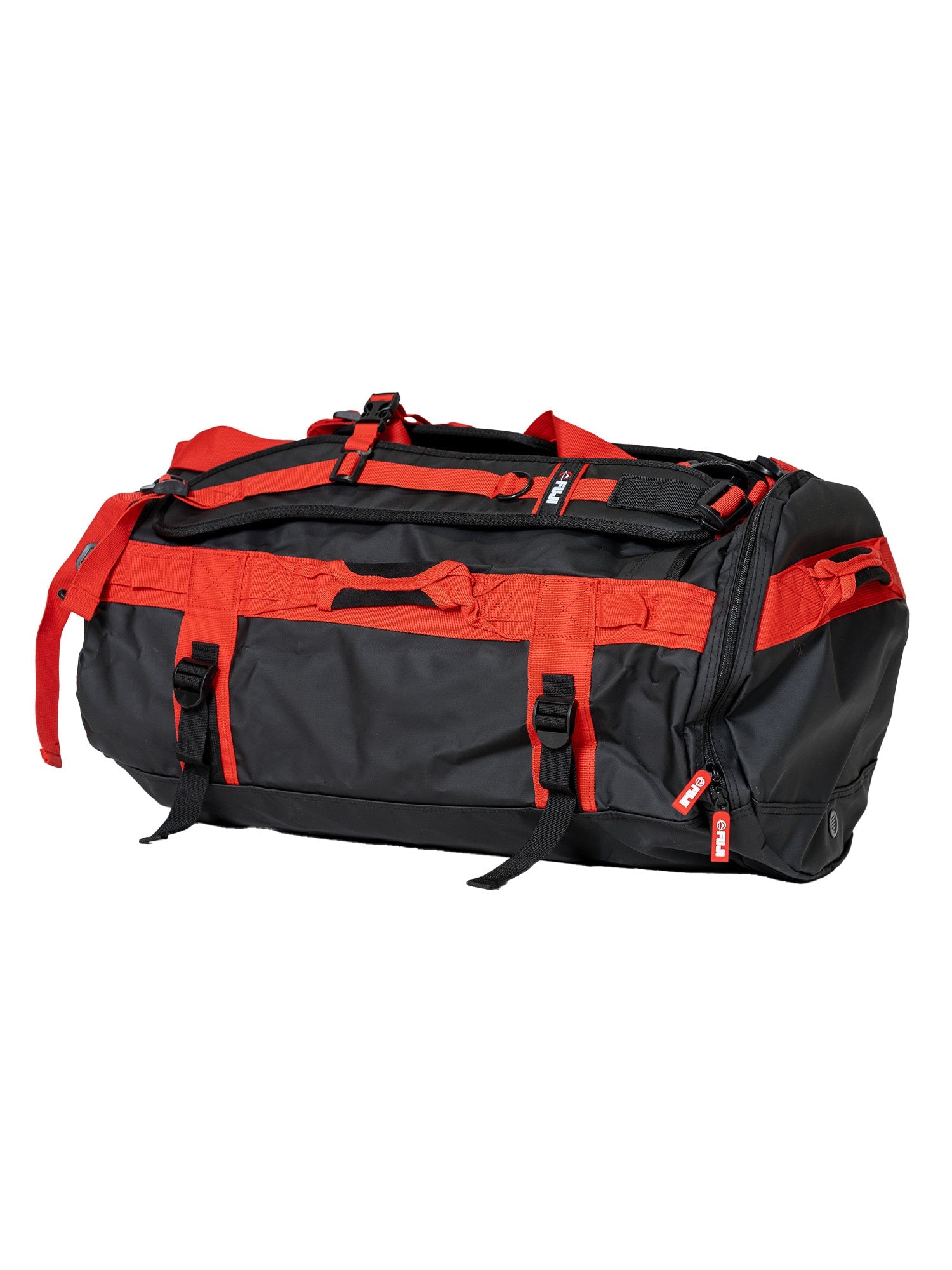 Comp Convertible Backpack Duffle Black Red