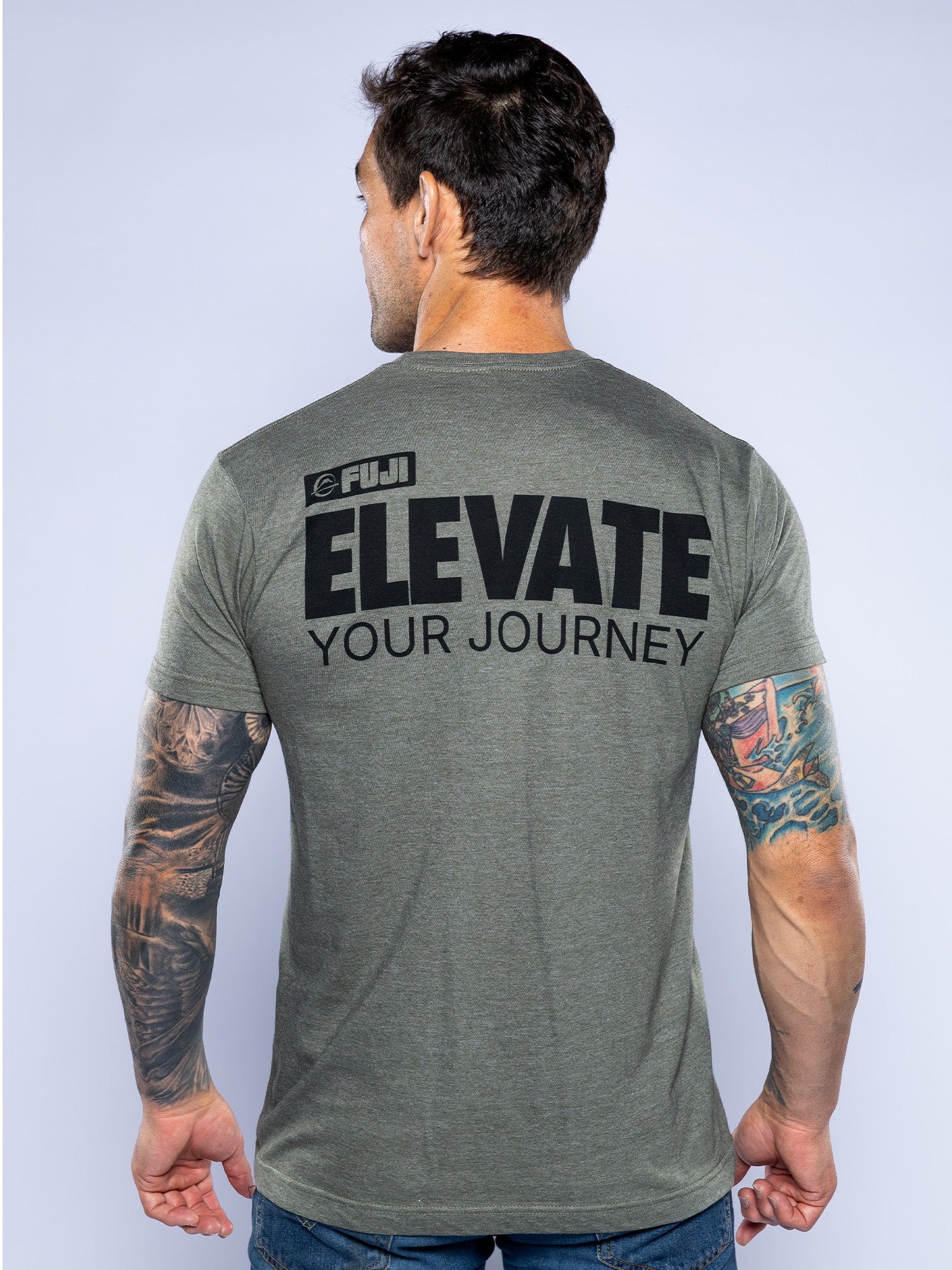 Elevate Your Journey Shirt Heather Grey
