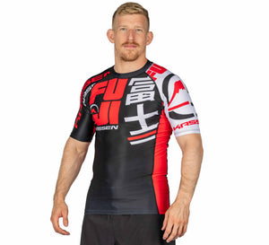 Kassen Short Sleeve Rashguard Red