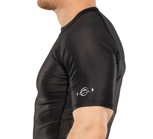 Flow-Tech Short Sleeve Rashguard Black