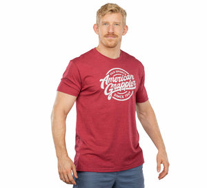 American Grappler T-Shirt Red