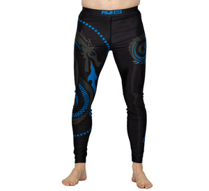 Never Surrender Grappling Spats Black
