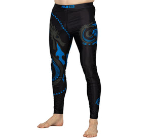 Never Surrender Grappling Spats Black